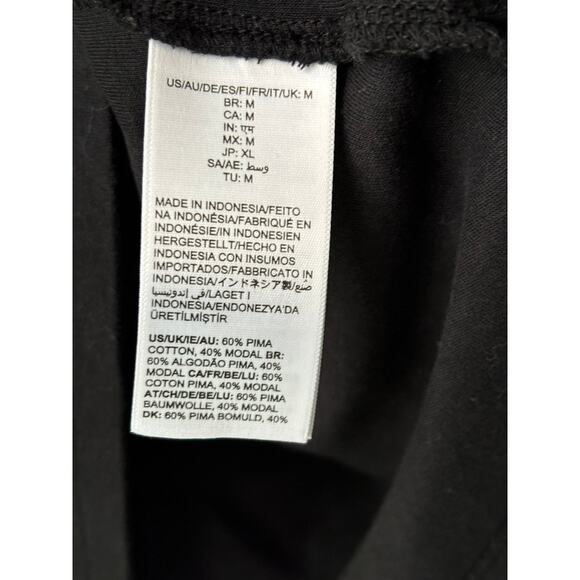 Daily Ritual Pima Cotton and Modal Dress Black with Pockets Size Medium EUC - Picture 4 of 5